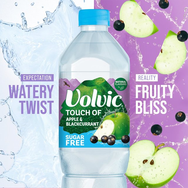 Volvic Touch of Fruit Sugar Free Apple & Blackcurrant 1.5L GOODS M&S