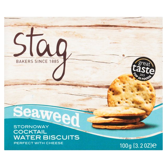 Stag Bakeries Cocktail Seaweed Water Biscuits 100g GOODS M&S