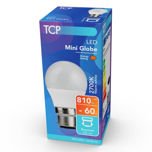 TCP Mini Globe Bayonet 60W Light Bulb GOODS M&S