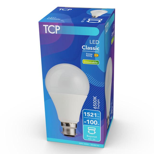 TCP Dimmable Daylight Bayonet 100W Light Bulb GOODS M&S