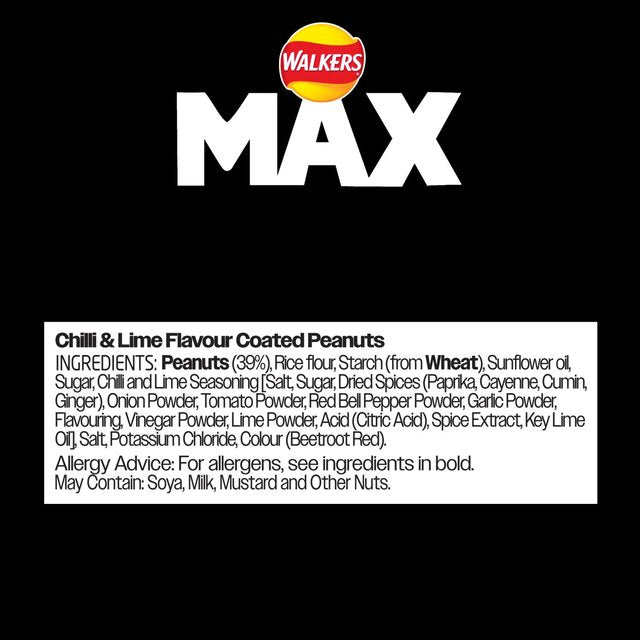 Walkers Max Strong Nuts Chili & Lime 175g GOODS M&S