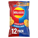 Walkers Ready Salted Cheese & Onion Variety Multipack Crisps 12 per pack GOODS M&S