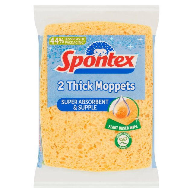 Spontex Thick Moppets 2 per pack GOODS M&S