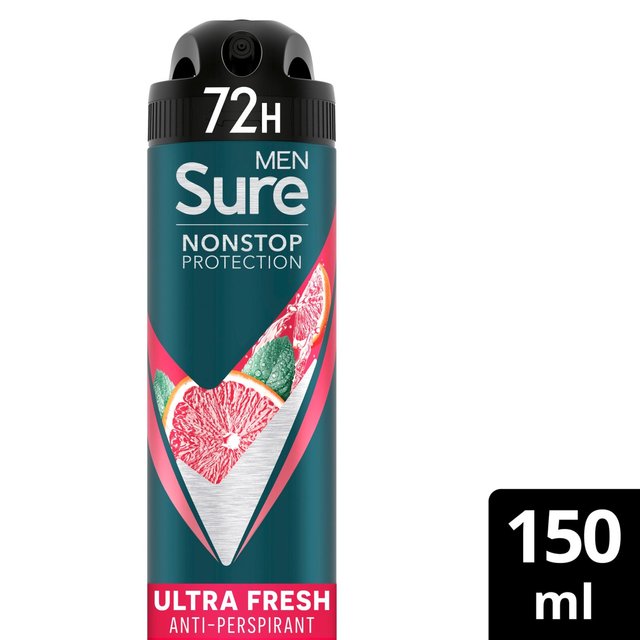 Sure Men 72hr Nonstop Protection Ultra Fresh Antiperspirant Deodorant 150ml GOODS M&S