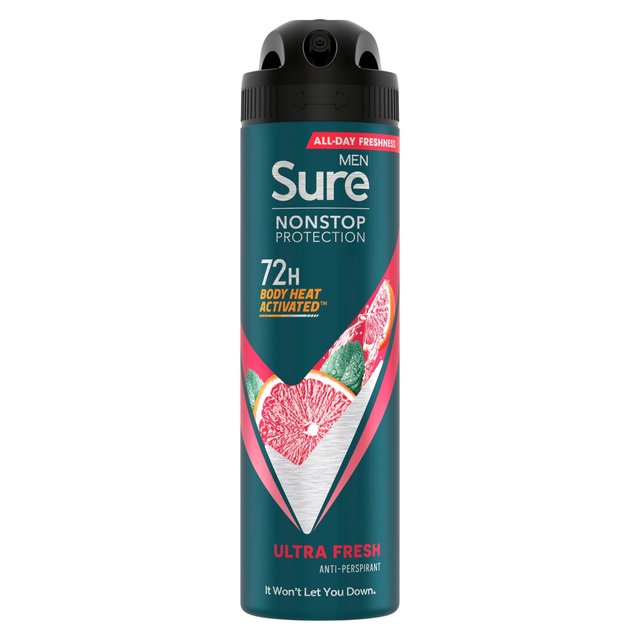 Sure Men 72hr Nonstop Protection Ultra Fresh Antiperspirant Deodorant 150ml GOODS M&S