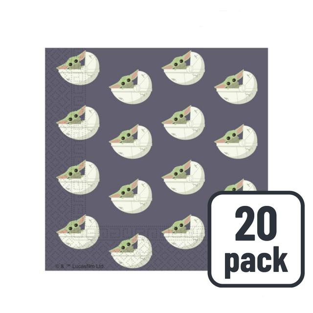 Star Wars Mandalorian Paper Napkins 20 per pack GOODS M&S