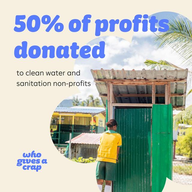 Who Gives A Crap Recycled Toilet Paper - 16 Rolls 16 per pack GOODS M&S