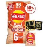 Walkers Baked Sea Salt Multipack Snacks Crisps 6 x 22g GOODS ASDA