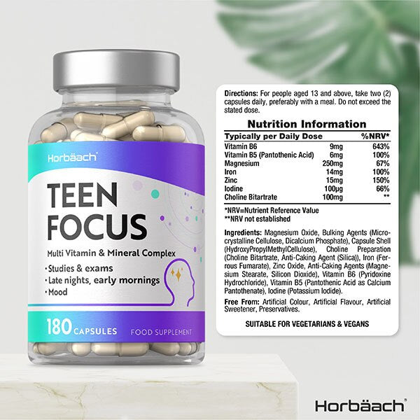 Teen Exam For Mental Performance, Memory & Concentration GOODS Superdrug
