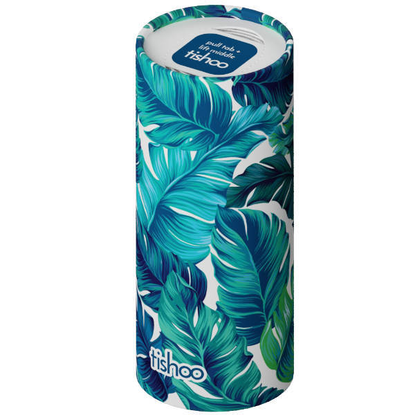 tishoo Tissues with Hyaluronic Acid, Green/Leaves 4 tubes GOODS Superdrug
