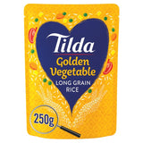 Tilda Microwave Golden Vegetable Long Grain Rice 250g GOODS M&S