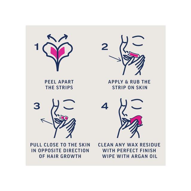 Veet Expert Wax Strips - Face Sensitive 40 per pack GOODS M&S