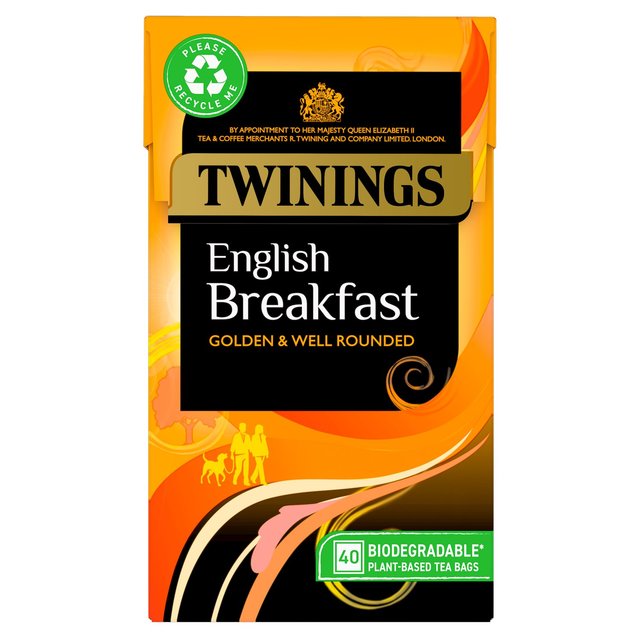 Twinings English Breakfast Tea 40 per pack GOODS M&S