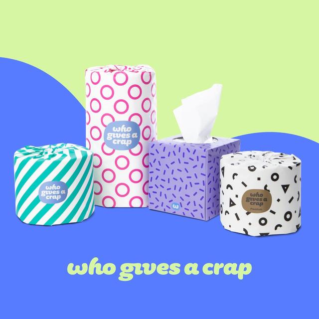 Who Gives A Crap 100% Recycled Toilet Paper 8 per pack GOODS M&S