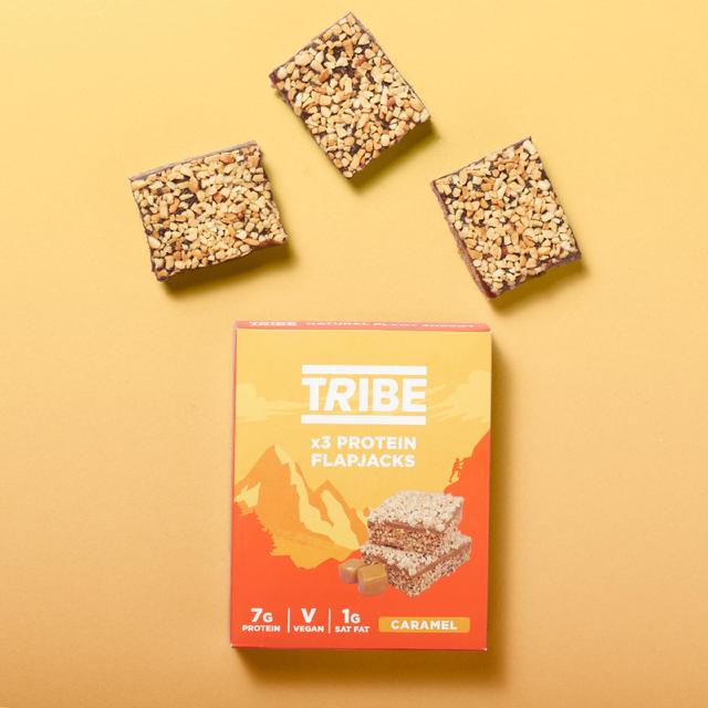 TRIBE Protein Flapjack - Caramel 3 x 38g GOODS M&S