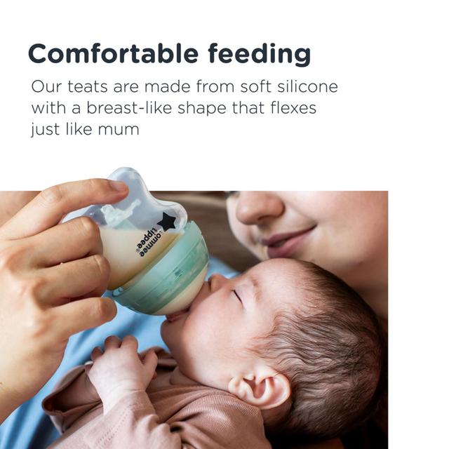 Tommee Tippee Advanced Anti-Colic Baby Bottle Slow-Flow Pack of 3 x 150ml 3 x 150 per pack GOODS M&S