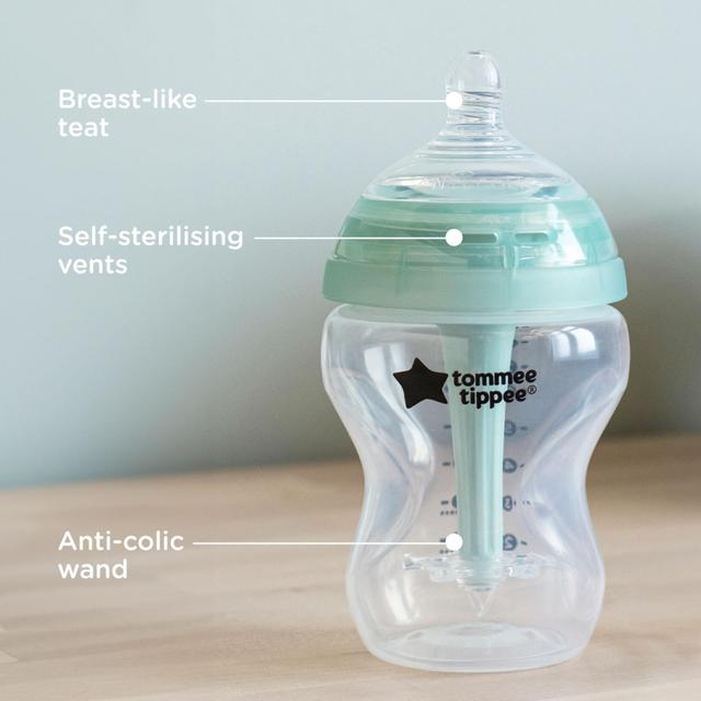 Tommee Tippee Advanced Anti-Colic Baby Bottles 260ml 3 per pack GOODS M&S