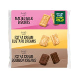 M&S Extra Cream Triple Pack Biscuits 550g GOODS M&S