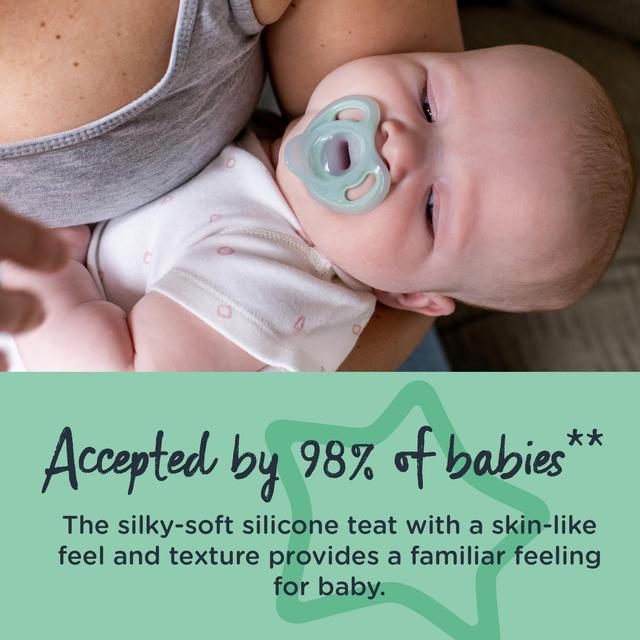 Tommee Tippee Ultra-Light Silicone Soother 0-6m 4 Pack Dummies 4 per pack GOODS M&S