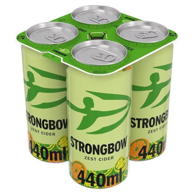 Strongbow Zest Cider Can 4 x 440ml GOODS M&S