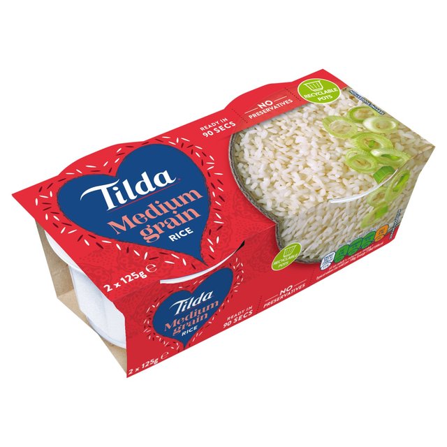 Tilda Pots Medium Grain Rice 250g GOODS M&S