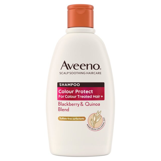 Aveeno Colour Protect Blackberry & Quinoa Shampoo Colour Treated Hair 300ml - McGrocer