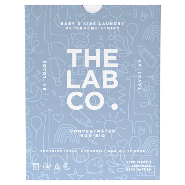 The Lab Co. Baby & Kids Laundry Detergent Strips Soothing 64 per pack GOODS M&S