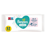 Pampers Sensitive Baby Feuchttücher, 52er-Packung