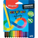 Helix Maped Colorpeps Infinity Pencils x12