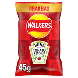 Walkers Heinz Tomato Ketchup Grab Bag Crisps 45g