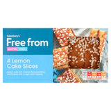 Sainsburys Free From Zitronenkuchenstücke x4 100g