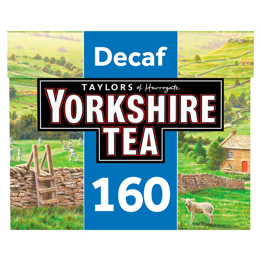 Taylors of Harrogate Yorkshire Tea Decaf 160 Tea Bags GOODS ASDA