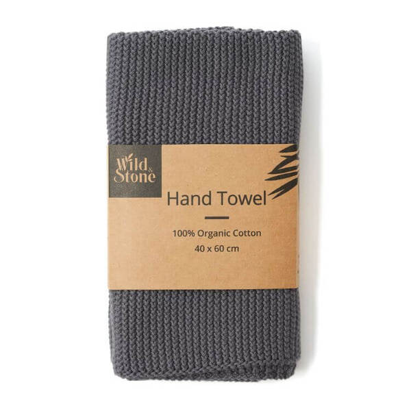 Wild & Stone | Organic Cotton Hand Towels GOODS Superdrug Slate Grey