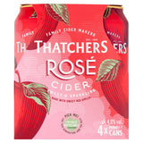 Thatchers Rosé Sweet Sparkling Somerset Cider 4x440ml Cider Sainsburys