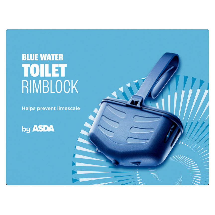 ASDA Blue Water Toilet Rimblock 40g - McGrocer