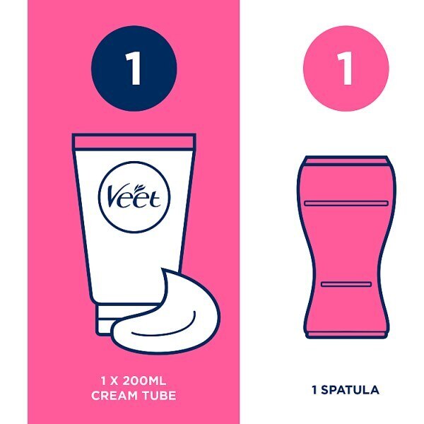 Veet Pure Hair Removal Cream Legs & Body Sensitive 200ml GOODS Superdrug