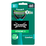 Wilkinson Sword Xtreme III Razor x8 men's razors & blades Sainsburys