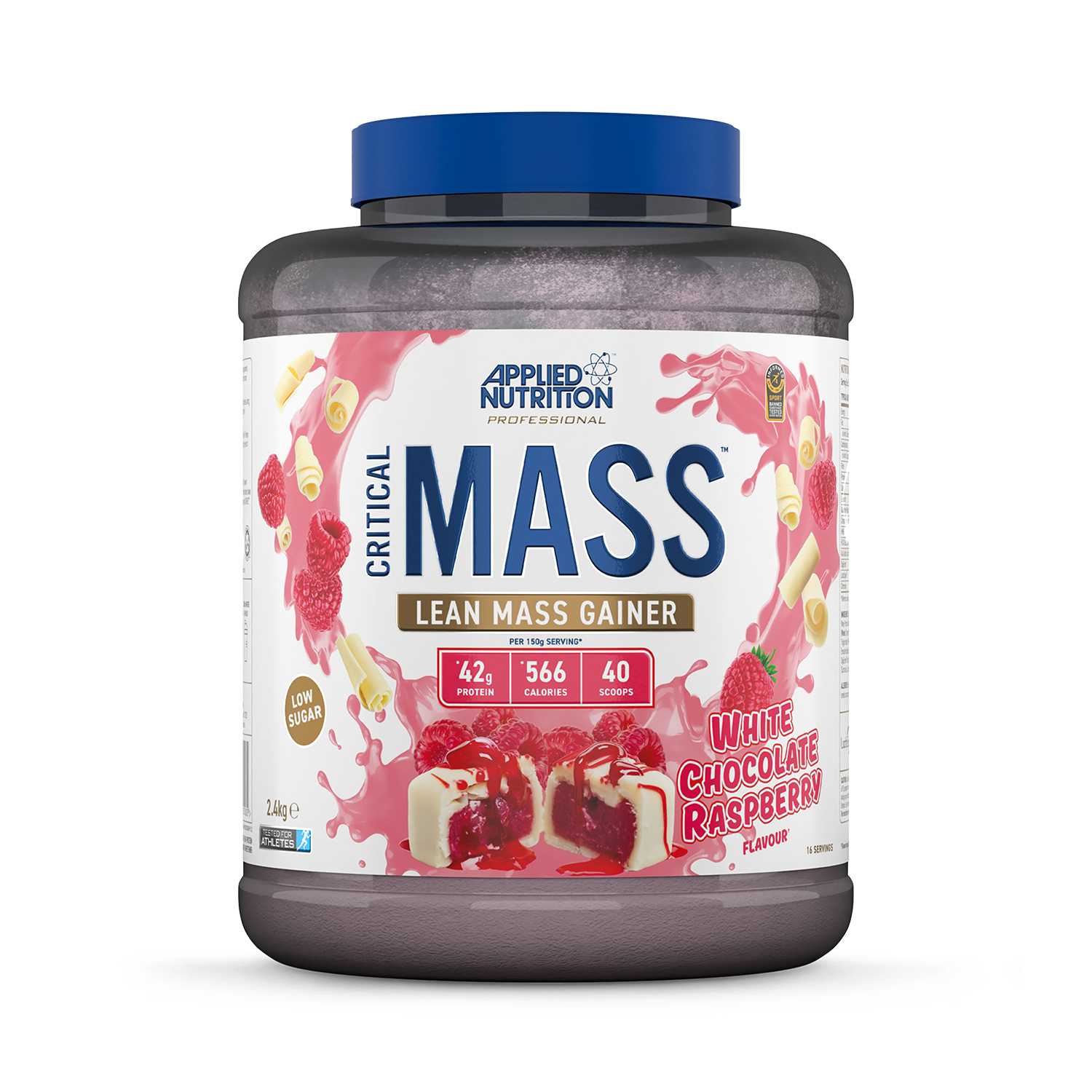 Applied Nutrition Critical Mass Professional Lean Mass Gainer Strawberry 2.4kg (16 Servings) - 999293