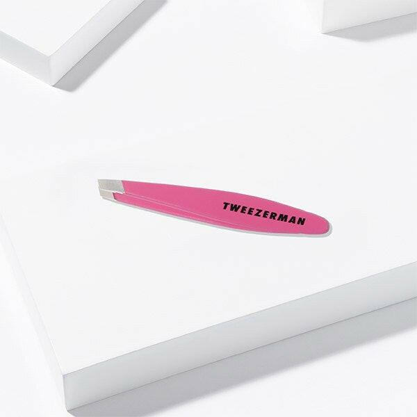 Tweezerman Pink Oval Mini Slant Tweezer GOODS Superdrug