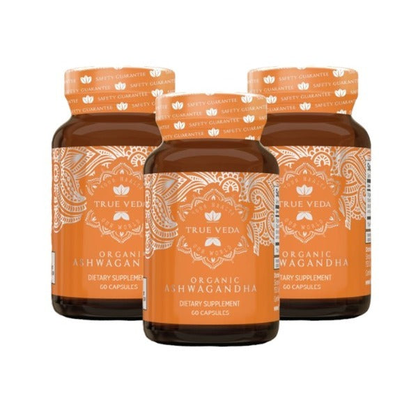 True Veda | Organic Ashwagandha | Vegan | 180 Caps GOODS Superdrug