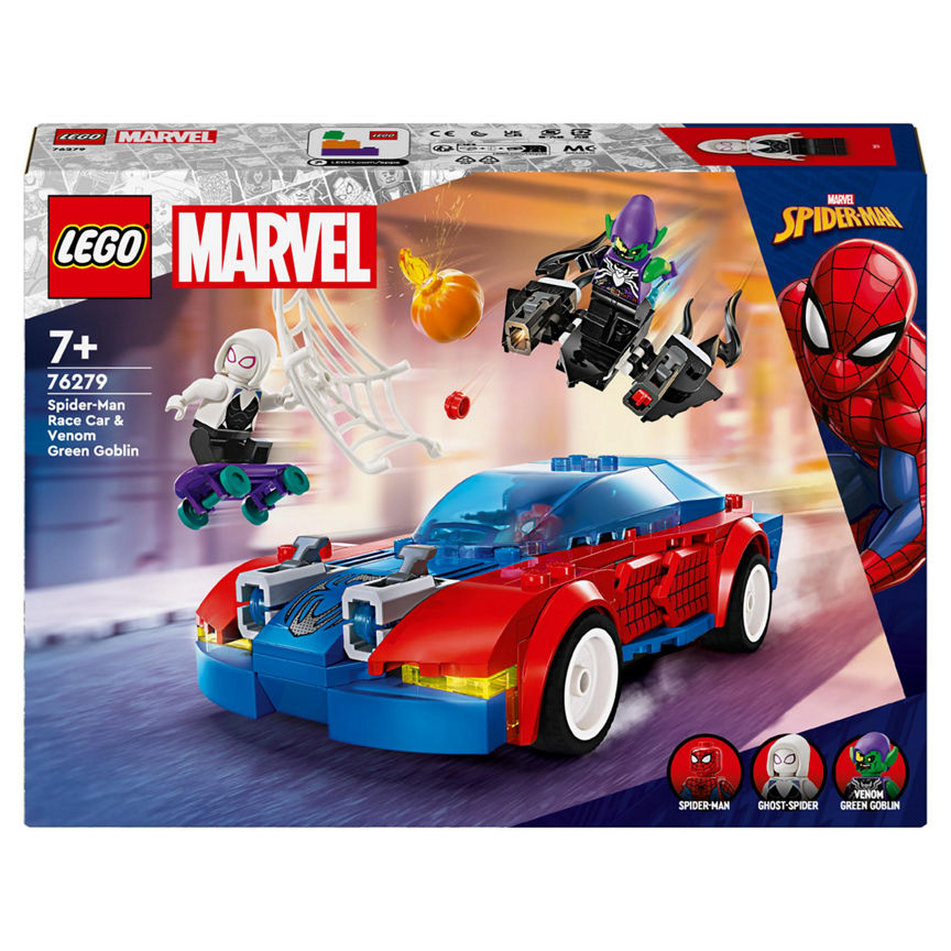 LEGO Marvel Spider-Man Race Car & Venom Green Goblin 76279 - McGrocer