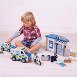 Tidlo Wooden Police Station Playset GOODS Superdrug
