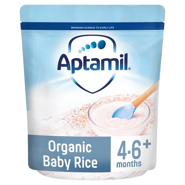 Aptamil Organic Baby Rice Cereal 4 mths+ 100g - McGrocer