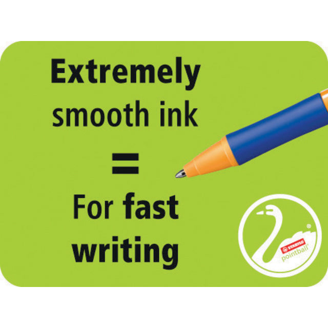 STABILO Pointball 2pc Black 2 per pack GOODS M&S