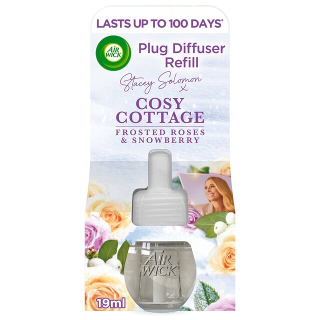Airwick Electric Single Refill Cosy Cottage Frosted Roses & Snowberry 19ml - McGrocer