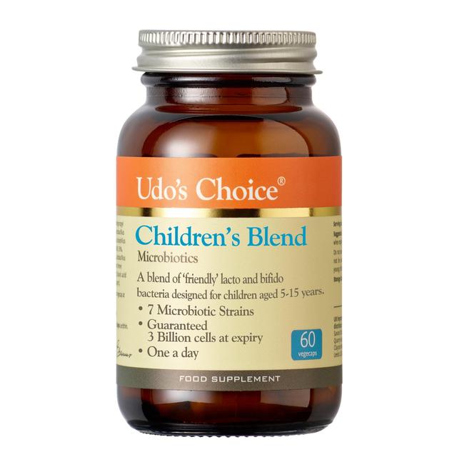 Udo's Choice Kid's Blend Microbiotics Supplement Vegetable Capsules 5-15yrs 60 per pack GOODS M&S