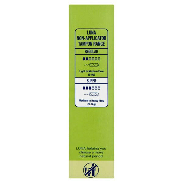 Superdrug Luna Super Non-Applicator Tampons x16 GOODS Superdrug