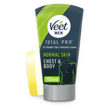 Veet Men Total Pro In Shower Hair Removal Cream Body Normal - 150ml GOODS Boots