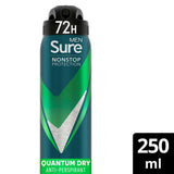 Sure Quantum Dry Nonstop Protection Anti-perspirant Deodorant Aerosol GOODS ASDA
