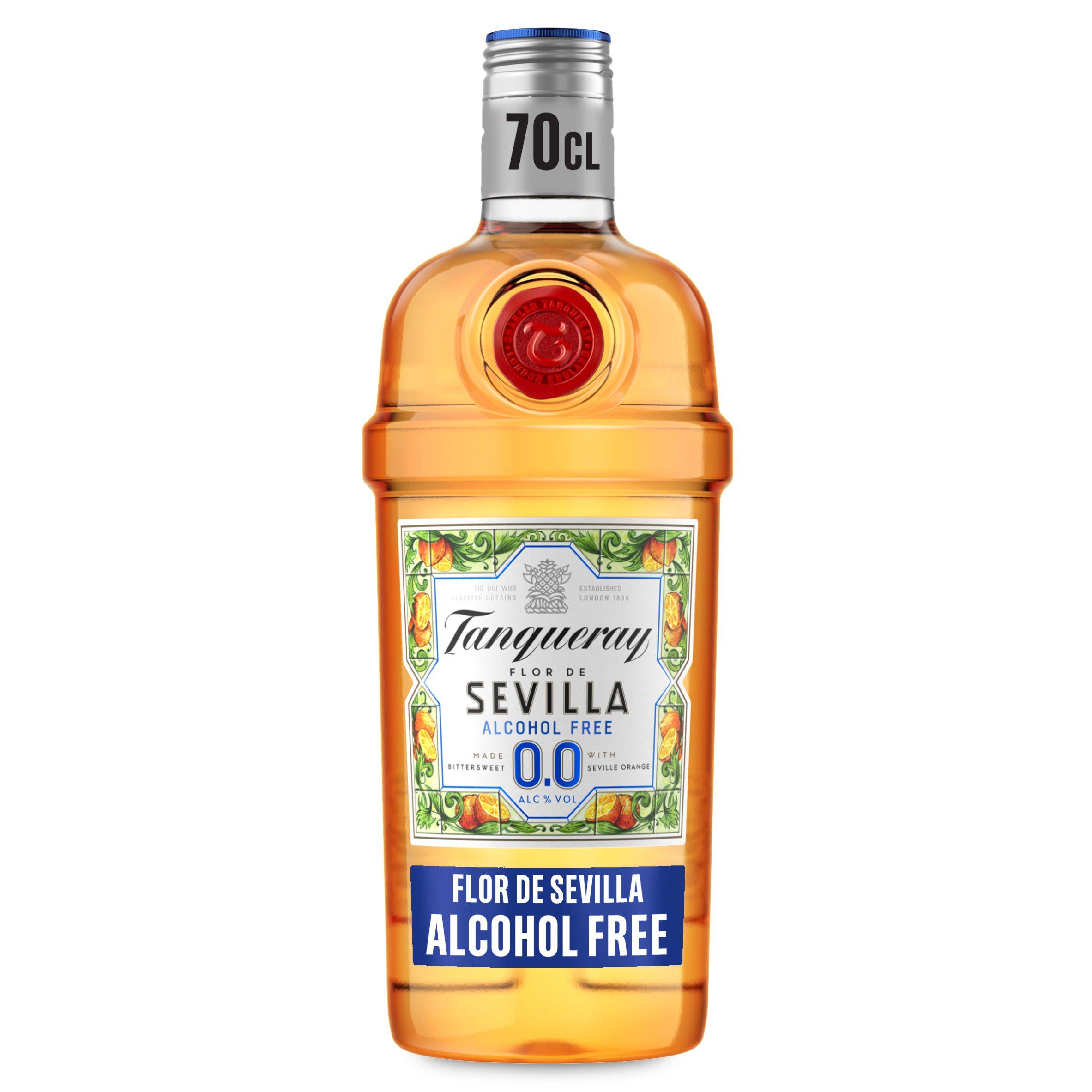 Tanqueray Flor de Sevilla Alcohol Free 0% Spirit 70cl GOODS Sainsburys